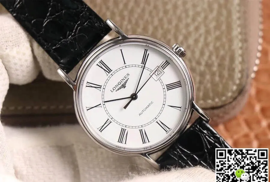 Longines Presence L4.921.4.11.2 KY factory 1:1 Best Edition Replica Watch Stainless Steel Bezel